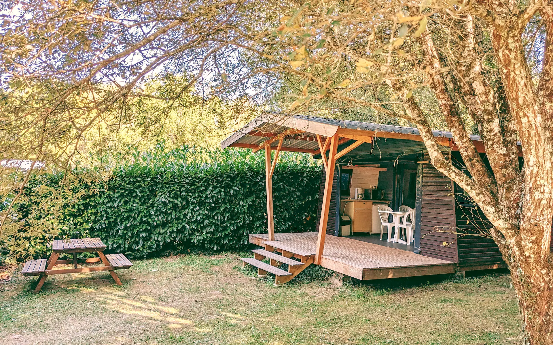 Petits lodges 4 personnes en Périgord vert